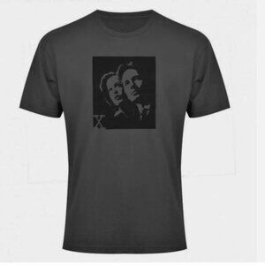 New The X-Files Profile T-Shirt Tee Mulder Scully Fox Men's Size XL